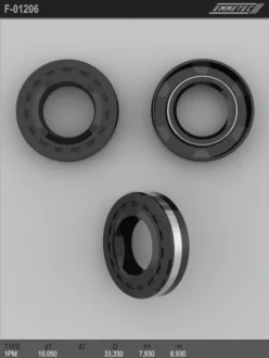 Сальник 19,05/33,33*7,93/8,93 тип 1PM EMMETEC F-01206