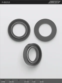 Фото 1 - сальник 26,00/37,00*7,00/8,00 тип креслення 1PM EMMETEC F-01212 Сальник 26,00/37,00*7,00/8,00 тип креслення 1PM EMMETEC F-01212 (фото 1)