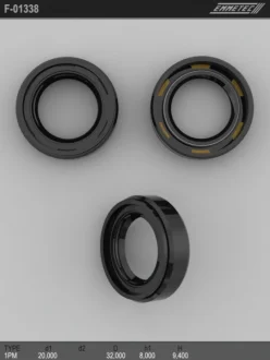 Сальник 20,00/32,00*8,00/9,40 тип 1PM EMMETEC F-01338 (фото 1)