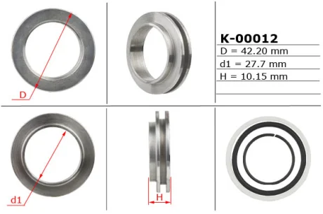 Поршень штока рульової рейки з ГУР EMMETEC K-00012 (фото 1)