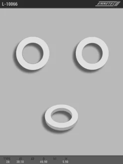 Втулка ущільнювальна ГПК 30,10/46,90*5,90 тип 2A EMMETEC L-10066