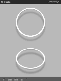 Кільце тефлонове O33,8 S1,95 тип 1 EMMETEC M-01576A (фото 1)