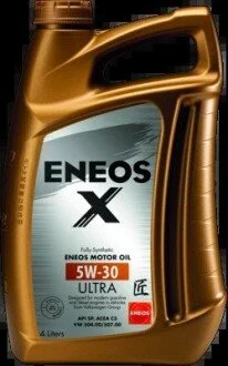Олива моторна 5W-30 ENEOS X ULTRA API SP/SN Plus, ACEA C3, VW 504.00/507.00, 4л, синт. Eneos EU0025301N