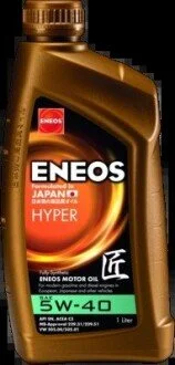 Олива моторна 5W-40 HYPER API SN, ACEA C3, GM Dexos 2, 1л, синт. Eneos EU0031401N (фото 1)