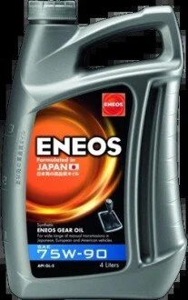 Олива трансміс.75W-90 ENEOS GEAR OIL API GL-5, 4л, синт. Eneos EU0080301N