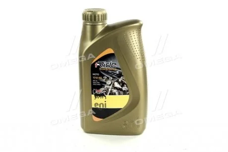 Масло моторн.. i-Ride moto 10w-40 4Т (Канистра 1 л) Eni 154696 (фото 1)