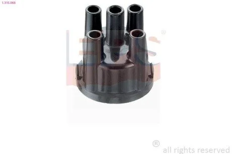 Кришка трамблера Audi 80/100 1,8 (чорна) EPS 1.315.068