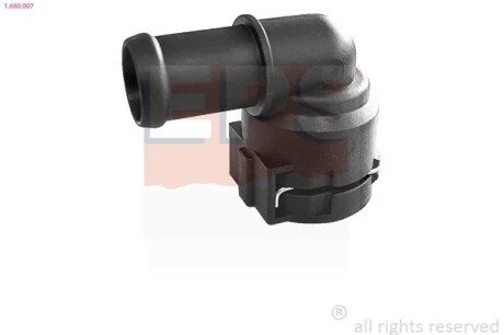 VW Фланець охолоджувальної рідини CADDY ALLTRACK 1.0 15-, CADDY III Мінівен 1.2-2.0 10-, AUDI A3 Sportback (8PA) 2.0 TDI quattro 06-13, SKODA SUPERB II 1.6-2.0 08- EPS 1.660.007 (фото 1)