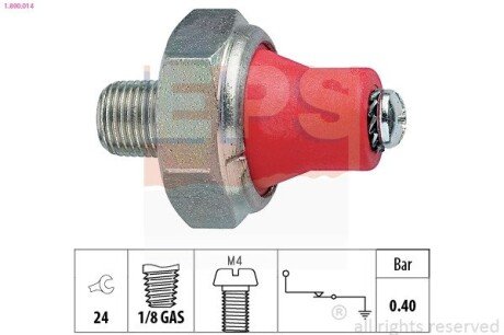 MAZDA Датчик давления масла 626,Honda Prelude,Rover,Subaru EPS 1.800.014 (фото 1)