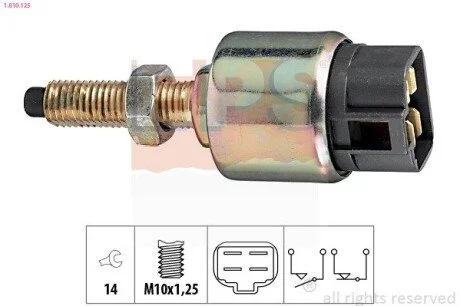 Датчик стоп-сигналу Honda Accord IV/V 2.0-2.2 90-98 Mitsubishi Galant IV/V/Pajero 88- EPS 1.810.125