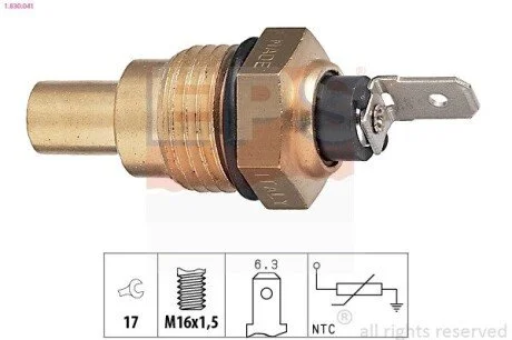 Датчик температури води HYUNDAI/TOYOTA/VAG/MITSUBISHI EPS 1.830.041