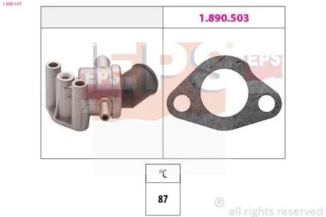 FIAT Термостат UNO 900 STING 87 EPS 1.880.107