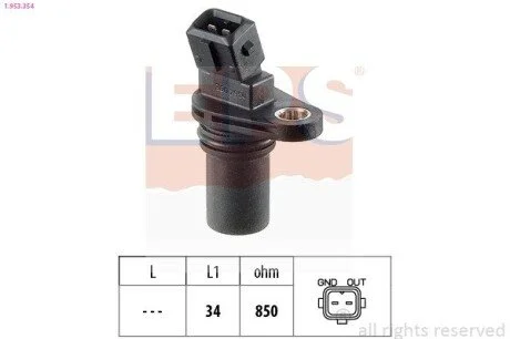 Датчик положения коленвала EPS 1.953.354