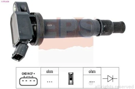 Котушка запалювання Toyota Avensis 2.0/2.4 00-08/Camry 2.4 06-11 EPS 1.970.458