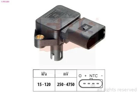 VW Датчик давления и температуры AUDI A3 1,6FSI VW 1,4/1,6FSISKODA SEAT EPS 1.993.084