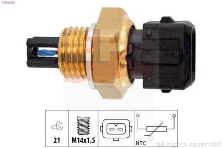 Датчик темп. впуск. воздух Chevrolett Aveo/Lacetti 1.4/1.6 Renault 1.6 EPS 1.994.015
