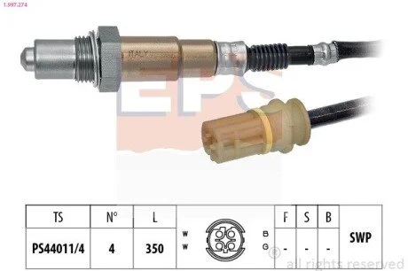 Лямбда-зонд BMW 3(E46)/5(E39) EPS 1.997.274