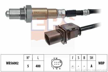 Лямда-зонд (5конт,) BMW 1 (E87) 118d/120d 03-12/ BMW 1 (F20) 114d-120d 12- EPS 1.998.467 (фото 1)