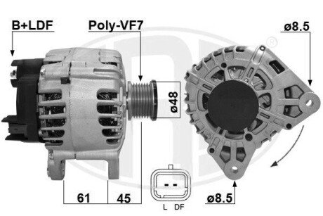 ALTERNATOR SZT ERA 209150A