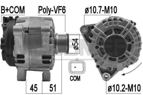 ALTERNATOR SZT ERA 209196A