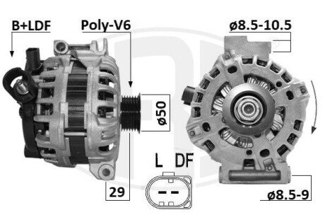 ALTERNATOR SZT ERA 209636 (фото 1)