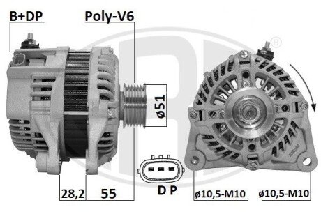 ALTERNATOR SZT ERA 209647A