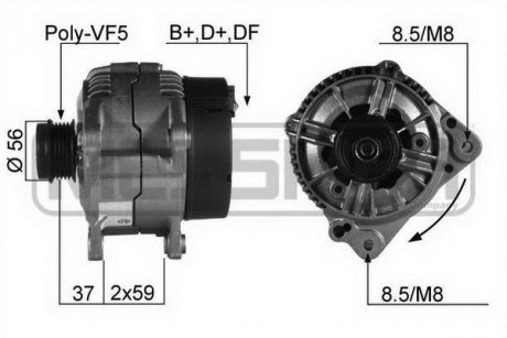 -MESSMER AUDI,VW ERA 210097A (фото 1)