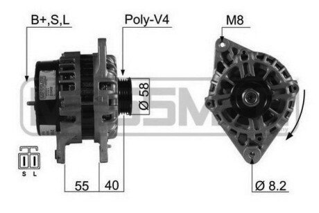 ALTERNATOR SZT ERA 210492A