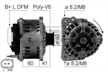 -MESSMER VW,SEAT,SKODA ERA 210568A (фото 1)