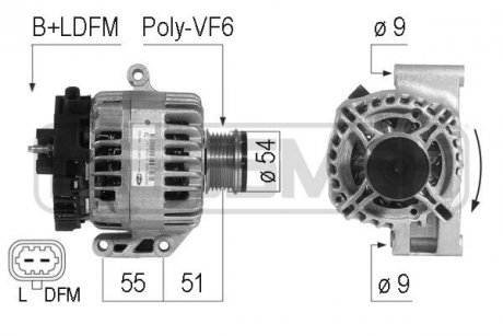 Автозапчасть ERA 210734A