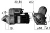 Стартер Opel Astra F/G/H 1.2-1.6 i 93-07/Combo 01-/Corsa 86-09 (12V/1.1kw) (z=9) 220691A