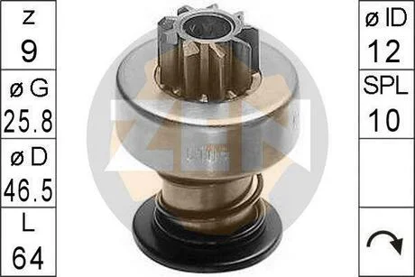 Бендикс стартера ERA 225050