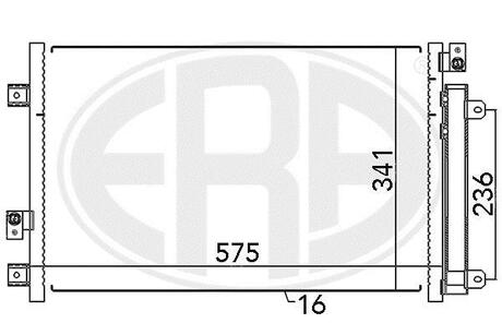 Радиатор кондиционера ERA 667076