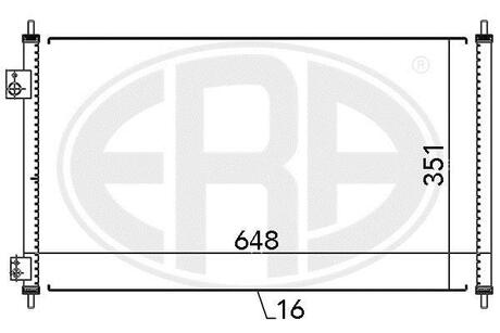 Радиатор кондиционера ERA 667095