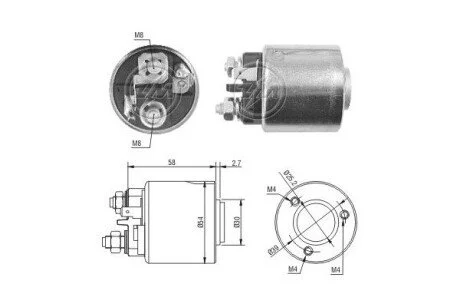 Тяговое реле, стартер ERA ZM1491