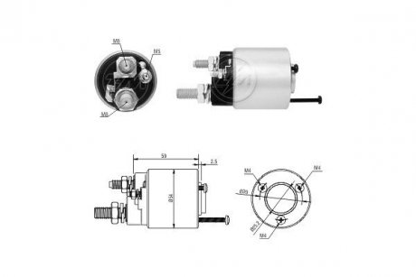 Реле стартера. ERA ZM1591