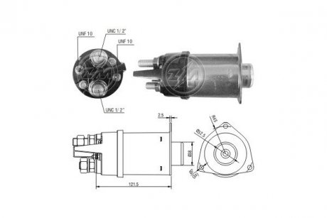 Реле стартера. ERA ZM2456