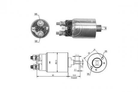 Реле стартера. ERA ZM2981