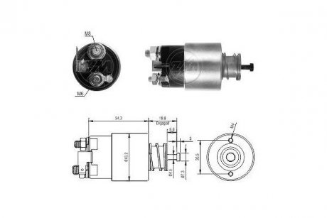 Реле стартера. ERA ZM3391