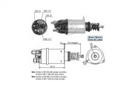 Реле стартера. ERA ZM356