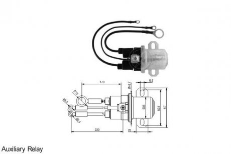 Вспомогательное реле стартера ERA ZM5408