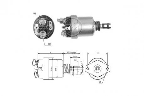 Реле стартера. ERA ZM567