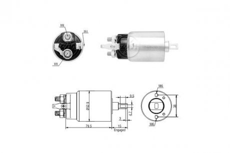 Реле стартера. ERA ZM5981