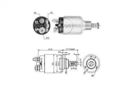 Втягуюче реле стартера ERA ZM640