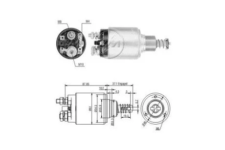 Втягуюче реле стартера ERA ZM640