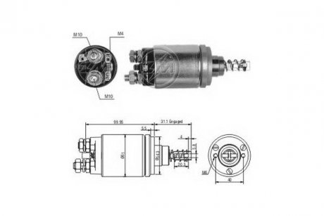 Реле стартера. ERA ZM642