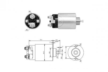 Реле стартера. ERA ZM7698