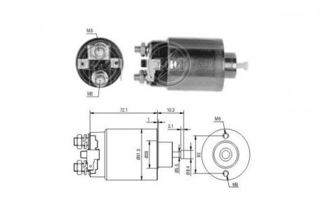 Реле стартера. ERA ZM790