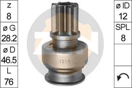 Бендікс стартера ERA ZN1018