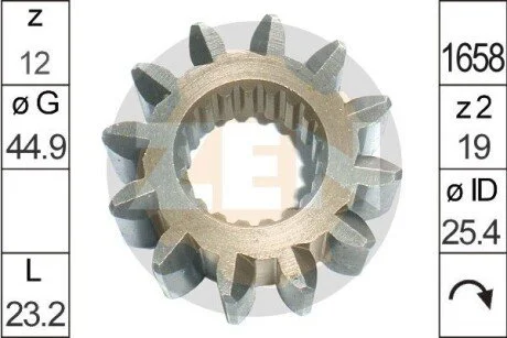 Зубчатка бендика стартера ERA ZN12839